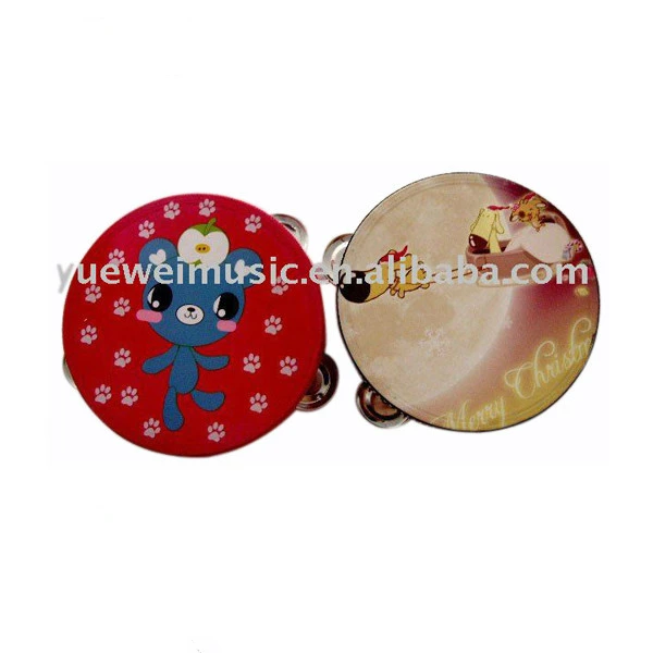 childrens wooden tambourine