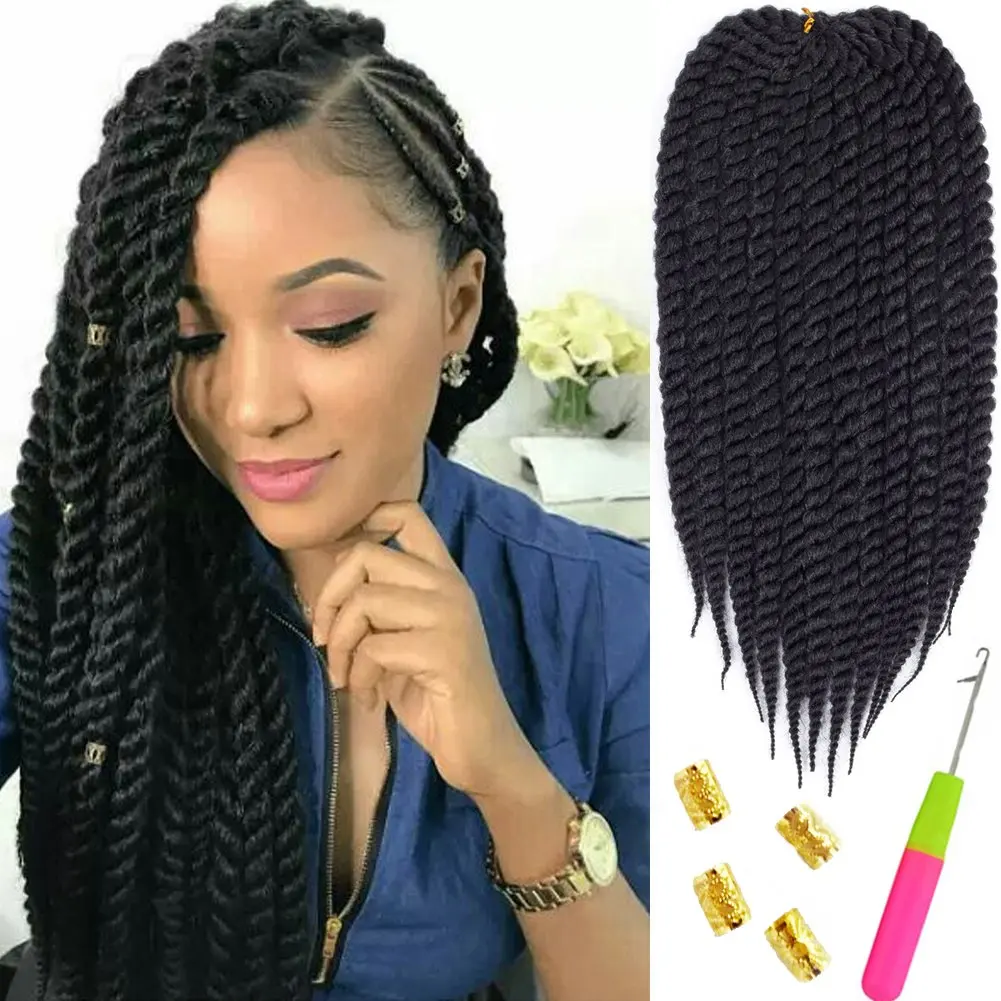 Havana Mambo Twist Crochet Braid Hair 75g Pack 2x Synthetic Purple