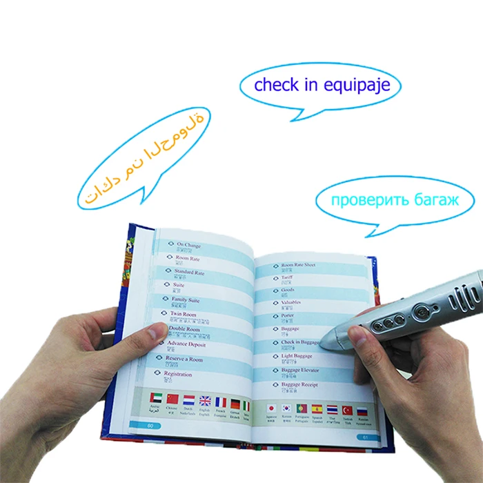 Customized Magic Pen with Audio Book English Talking Pen Educational Musical Toy