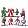 Super Titan Heroes Series Exclusive Endgame Thor Spider-man Captain America Hulkbuster 6 action Figure Set/Car decoration