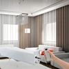 Custom OEM wireless or wired automatic window curtain for smart home