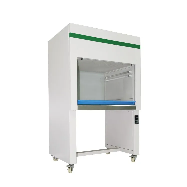 a vertical laminar flow hood should be cleaned