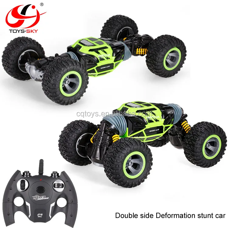 double sided stunt rc car