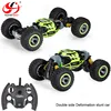 2.4Ghz 4WD Hyper Toy Vehicle Double-Sided Stunt Car rc rock crawler 1/10 Rotate Model for sale
