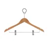 Wholesale Best Price Antitheft Wood Clothes Hanger With Trouser guard