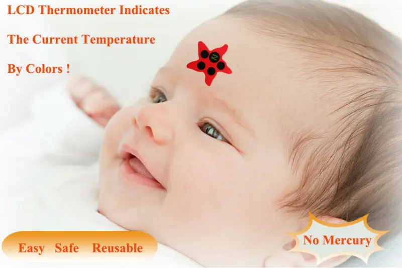Customize Liquid Crystal Cartoon Forehead Thermometer