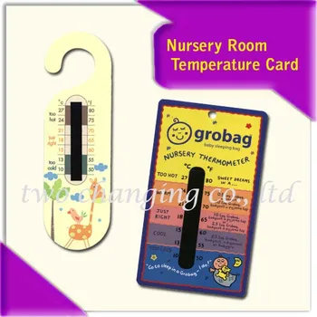 Nursery Room Thermometer Card Lcd Indoor Themperature Nursery Room Thermometer Card