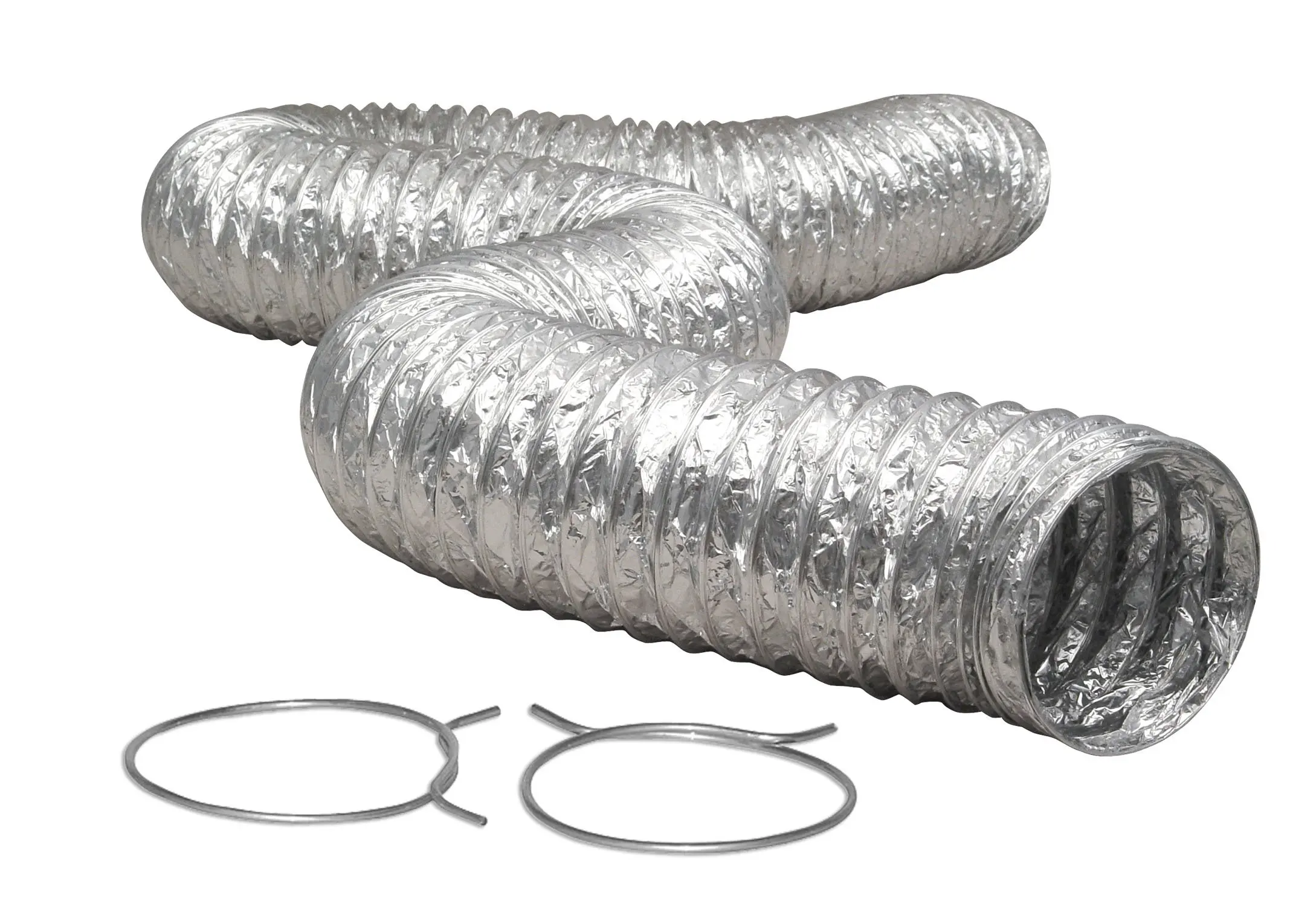Buy Dryer Vent Hose Transition Duct 4 inch by 12 foot 2 Premium Screw