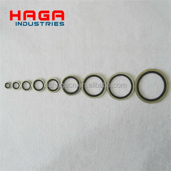 Metric Bsp Self Centering Bonded Washers Hydraulic Bonded Seal Washer