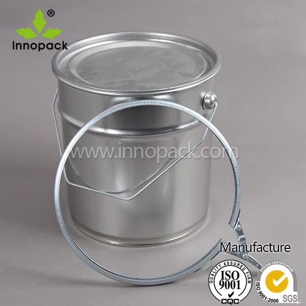 Innopack 20l Steel Metal Bucket/pail With Lever Ring Lock Pail Lid