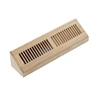 WELLAND 18 Inch Red Oak Hardwood Vent Baseboard Diffuser Wall Register Unfinished