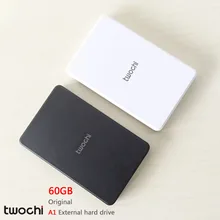 Free shipping New Styles TWOCHI A1 Original 2.5” External Hard Drive 60GB Portable HDD Storage Disk Plug and Play On Sale