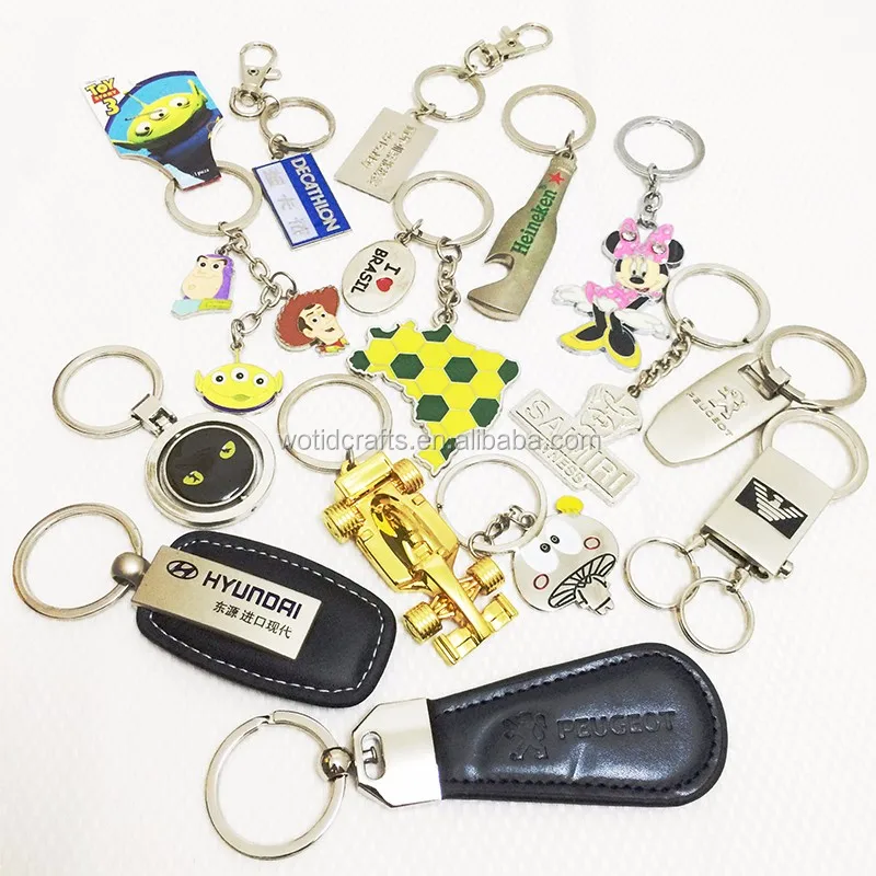 Custom Designs Bulk Cheap Metal Keychains For Promotion Wk007 Buy