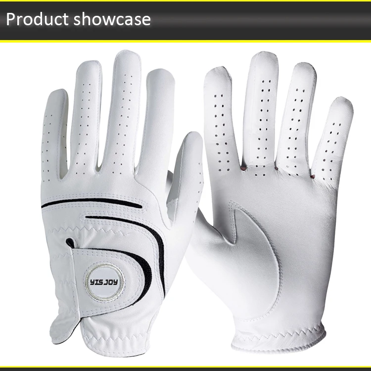 Wholesale Custom Aaa Cabretta Leather Comfortable Golf Gloves With Best