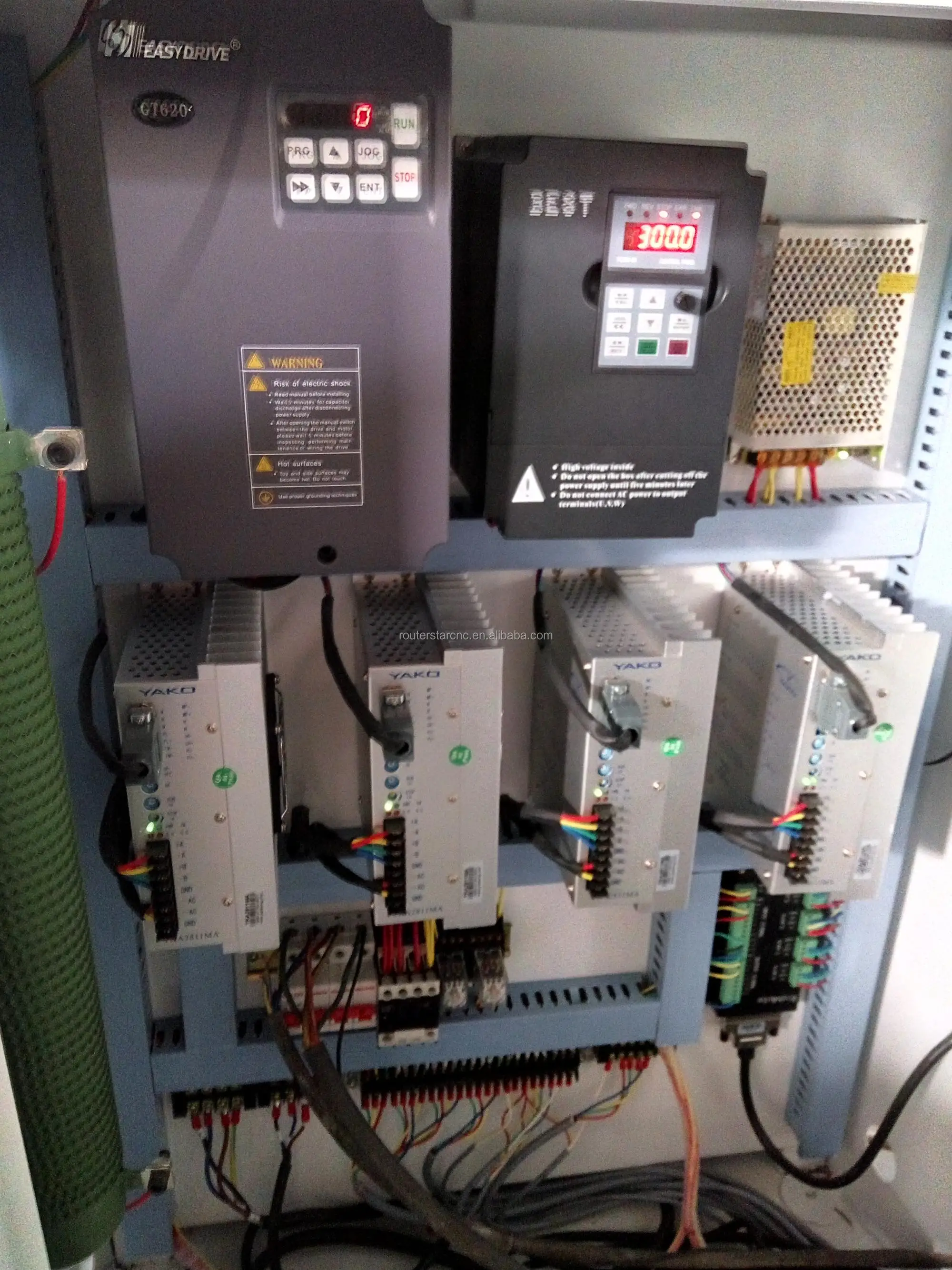 brake and inverter for rotating wood lathe