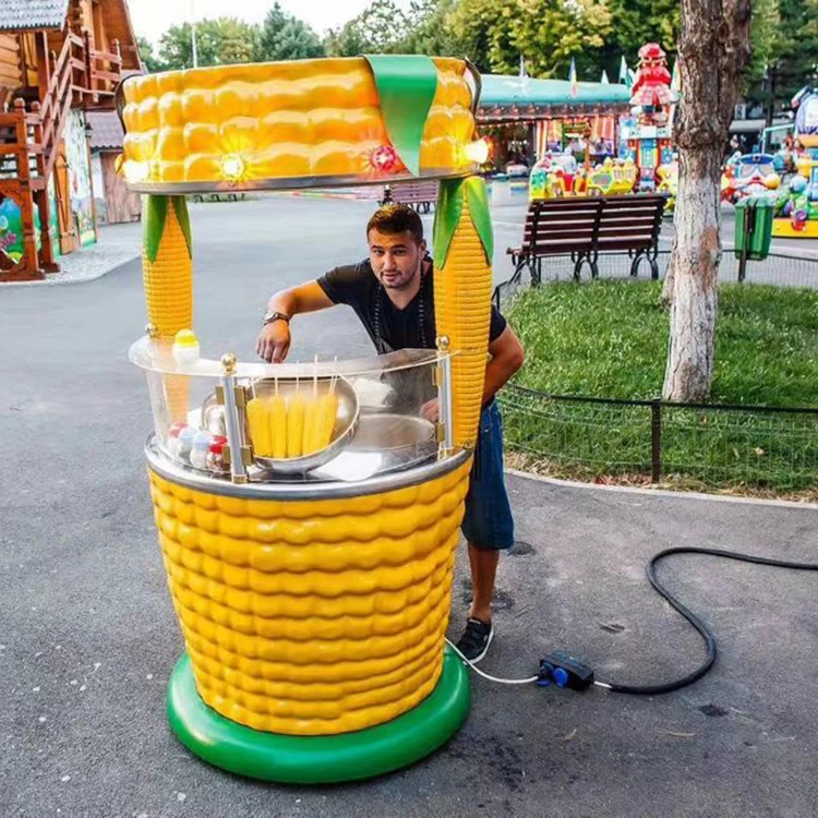 Mobile Fresh Sweet Corn Kiosk Stall - Fiberglass Corn Cart Ideal for ...