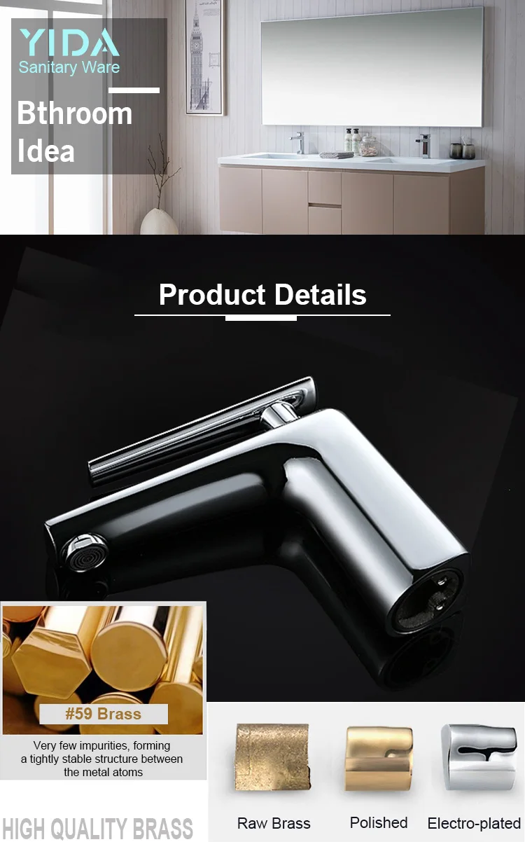 Different design mixer faucet HOTEL bathroom sanitary faucet brass single handle basin mixer