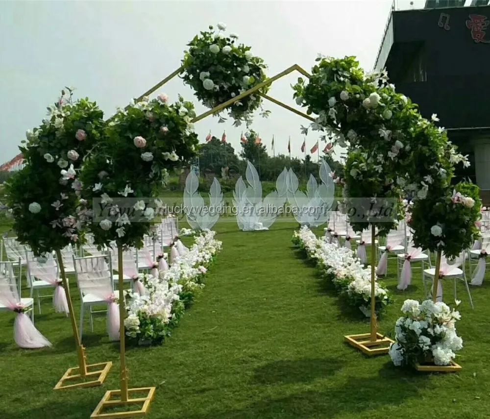 Ldj991 New Arrival Wedding Metal Stand Arch Elegant Wedding Party Stage ...