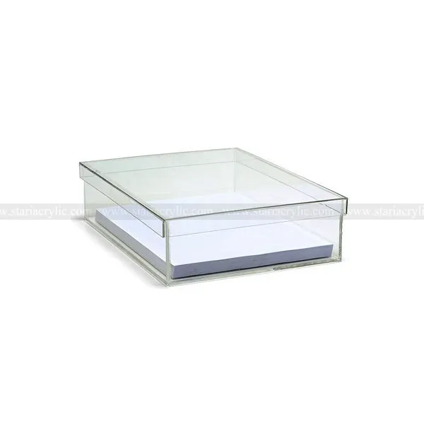 clear perspex box