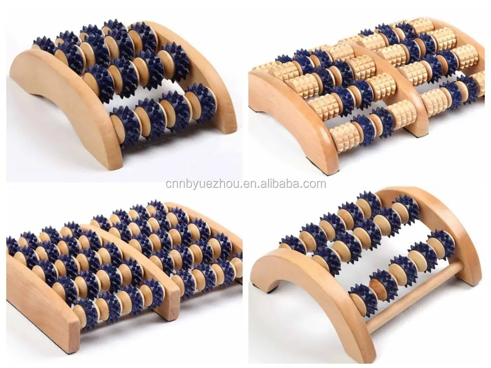 Wooden Back Roller Massager Personal Wood Beads Back Massager - Buy