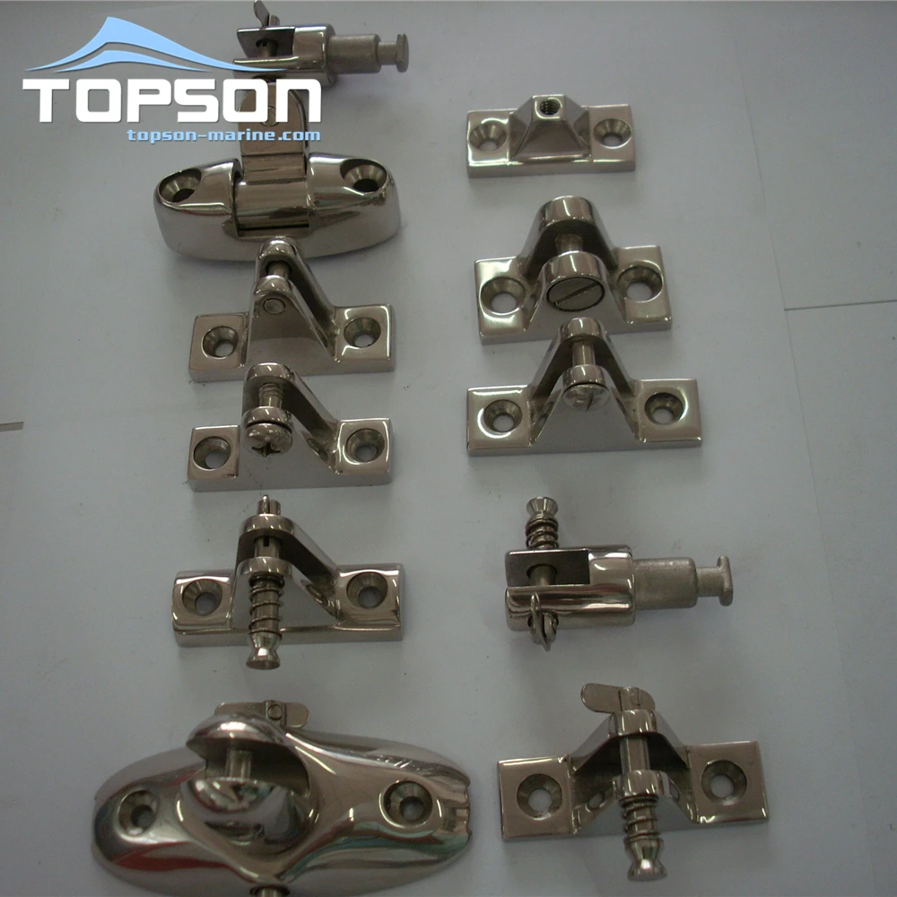 Stainless Steel Marine Hardware Deck Hinge 90 Degree 33/16''x11/16