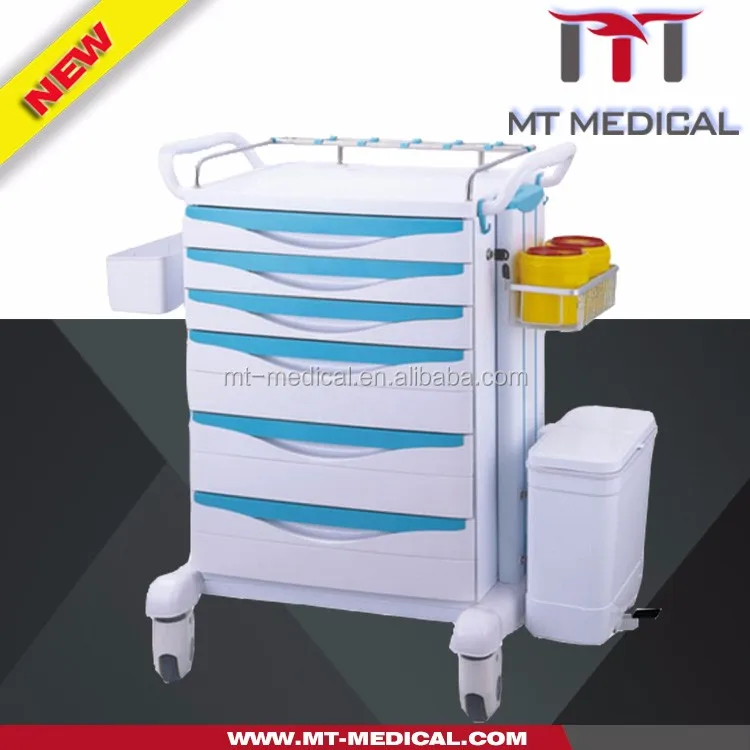 MMT-5 stainless teel dressing trolley with bowl