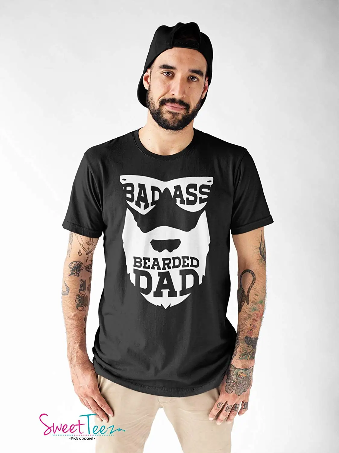 bearded dad t shirt