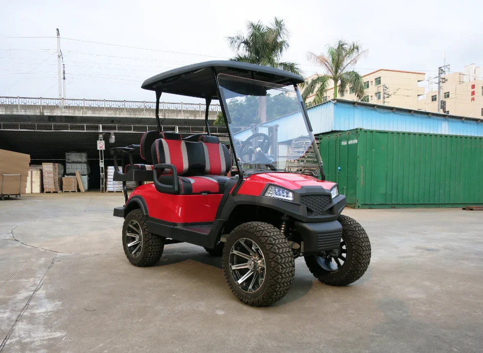 48v Dc 4 Wheel Electric 4 Seater Electric Utility Vehicle Golf Carts