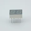 0.28 inch yellow green color dual digit 7 segment led numeric display