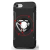 Shockproof Plastic TPU 2 Layers Magnetic Car Holder Cell Phone Case back Cover housing for Oppo F7 with Ring Stand