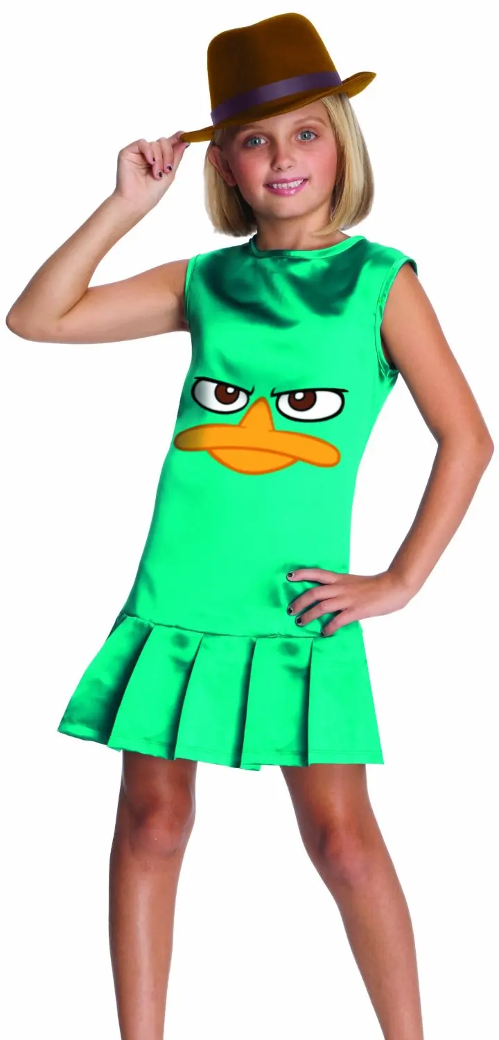 Phineas and Ferb Sassy Agent P. Girls Costume - Large. 