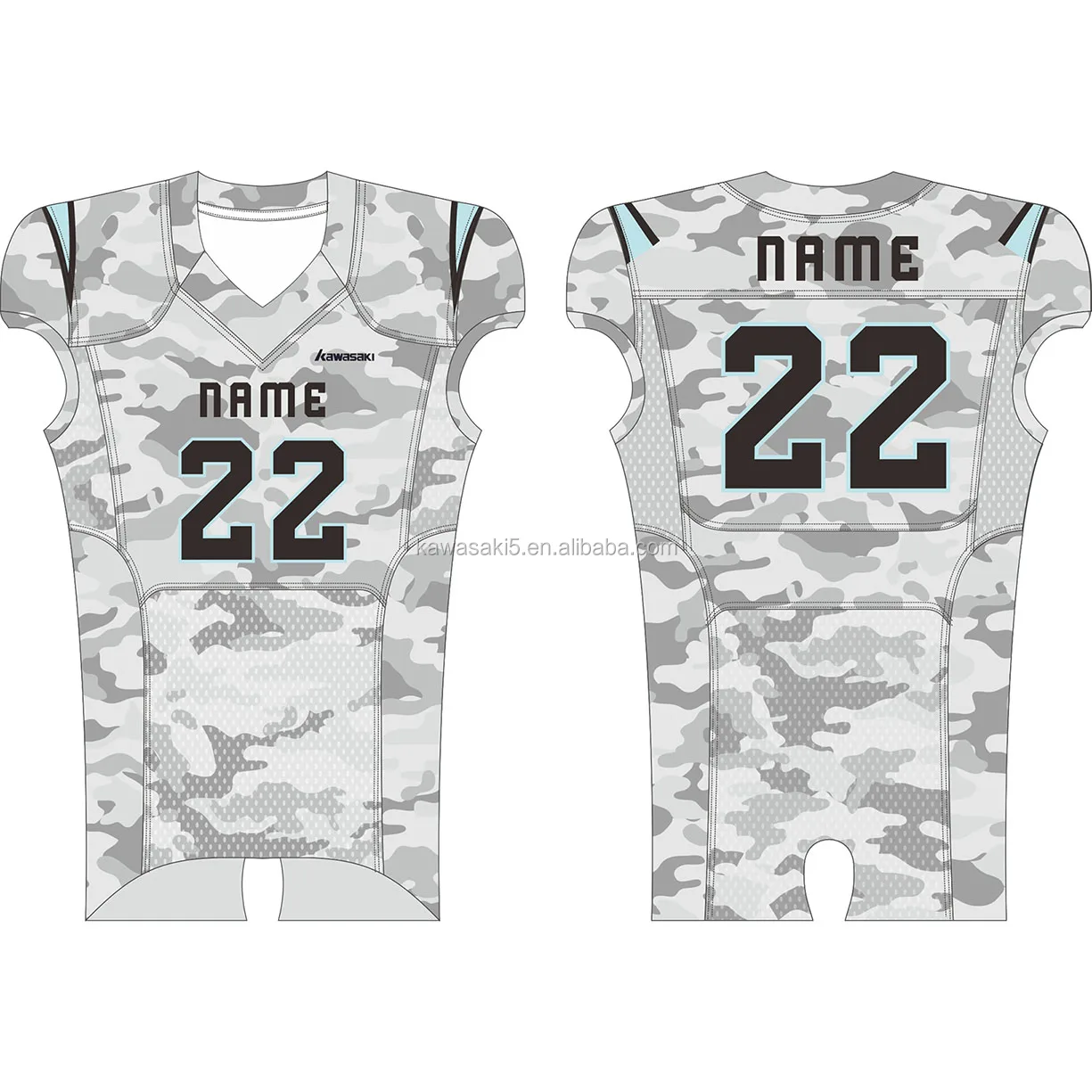 Source Tackle twill camo design american football uniforms, custom pro new  design american football jersey on m.
