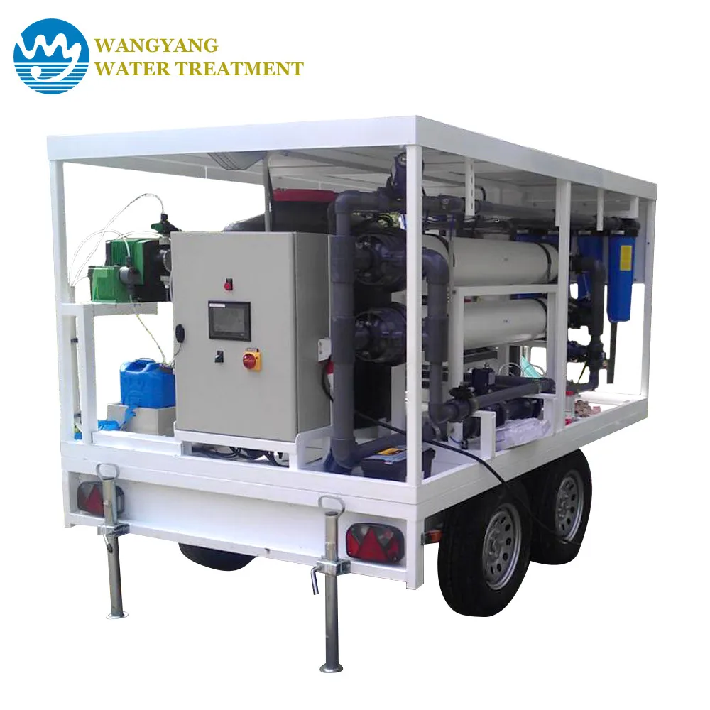 Mobile Portable Movable Seawater Desalination Purify Treatment