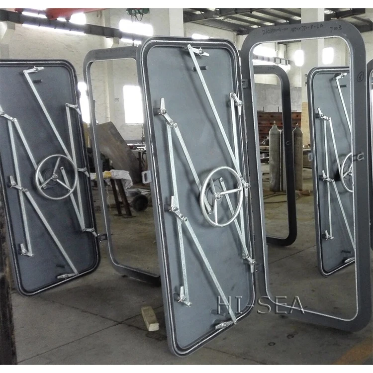 Marine Quick Opening & Closing Watertight Door with Handwheel, View