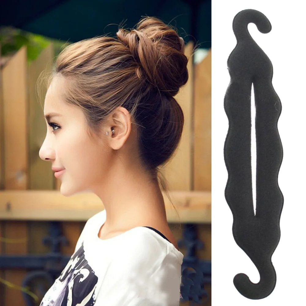 Quality Women Magic Foam Sponge Hairdisk Hair Device Donut Quick Messy Bun Updo Headwear Hair Accessories