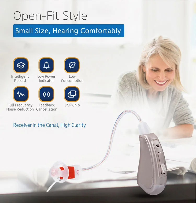 Digital Invisible Hearing Aid 8 Channel Ast Cadenza R25p 105db China
