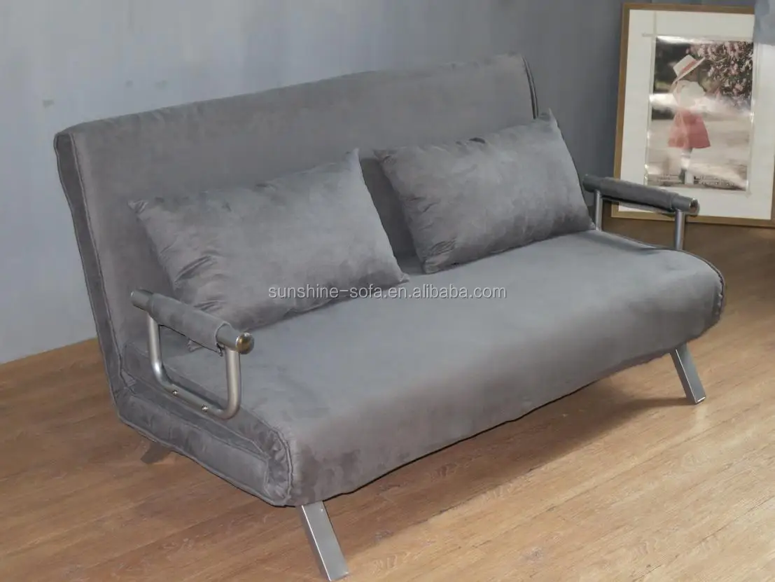 Modernen wohnzimmer stoff liege metall sofa bett billig wohnzimmer ...