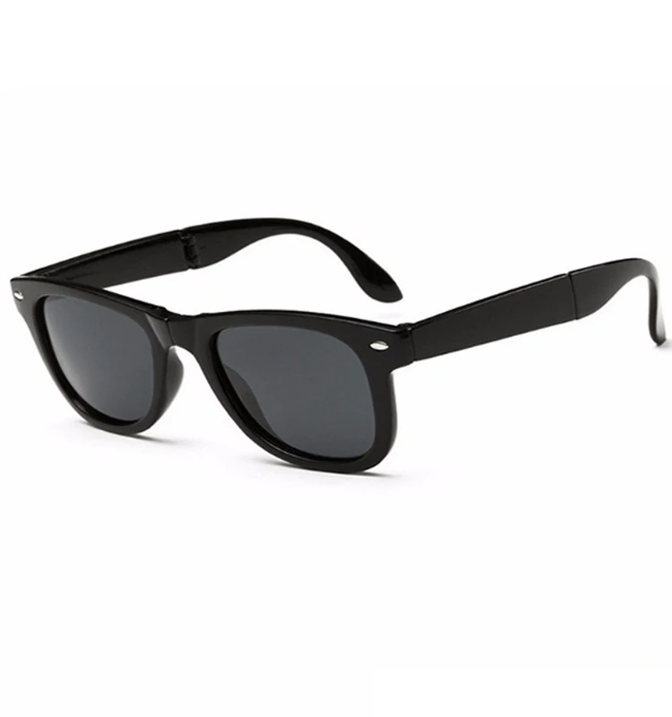 Korean Men Tac Lens Polarized Sunglasses Acetate Foldable Sunglasses