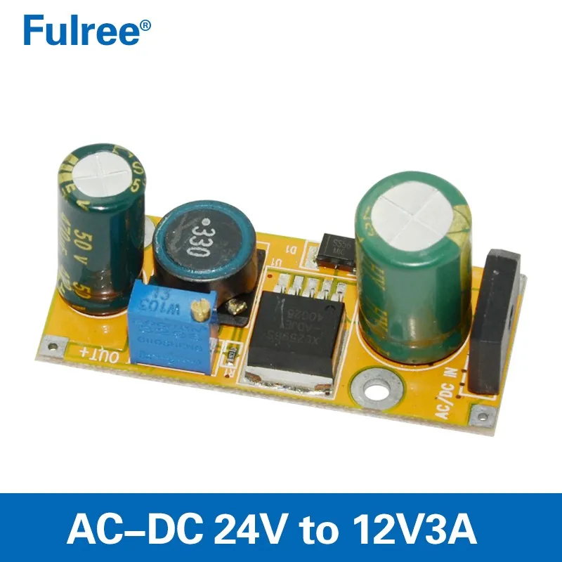 Lm2596 Ac Dc Converter 24v To 12v Step Down Buck Ac24v Dc12v Adjustable