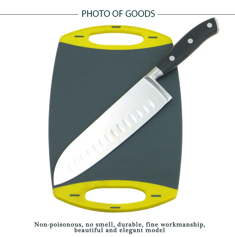 Both Ends Hanging Antibacterial & No Cutting Mark PP Cutting Board