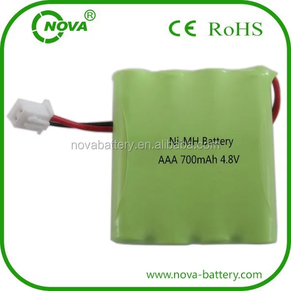 Nimh Battery Rechargeable Battery Pack 4.8v Aaa 700mah Buy 4.8v Battery Pack 700mah,Nimh 4.8v