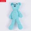 Multicolor wool bear cub filled cotton bear rest assured Christmas New Year birthday present