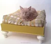 Pleasant wooden bed for dogs and cats in Italian style