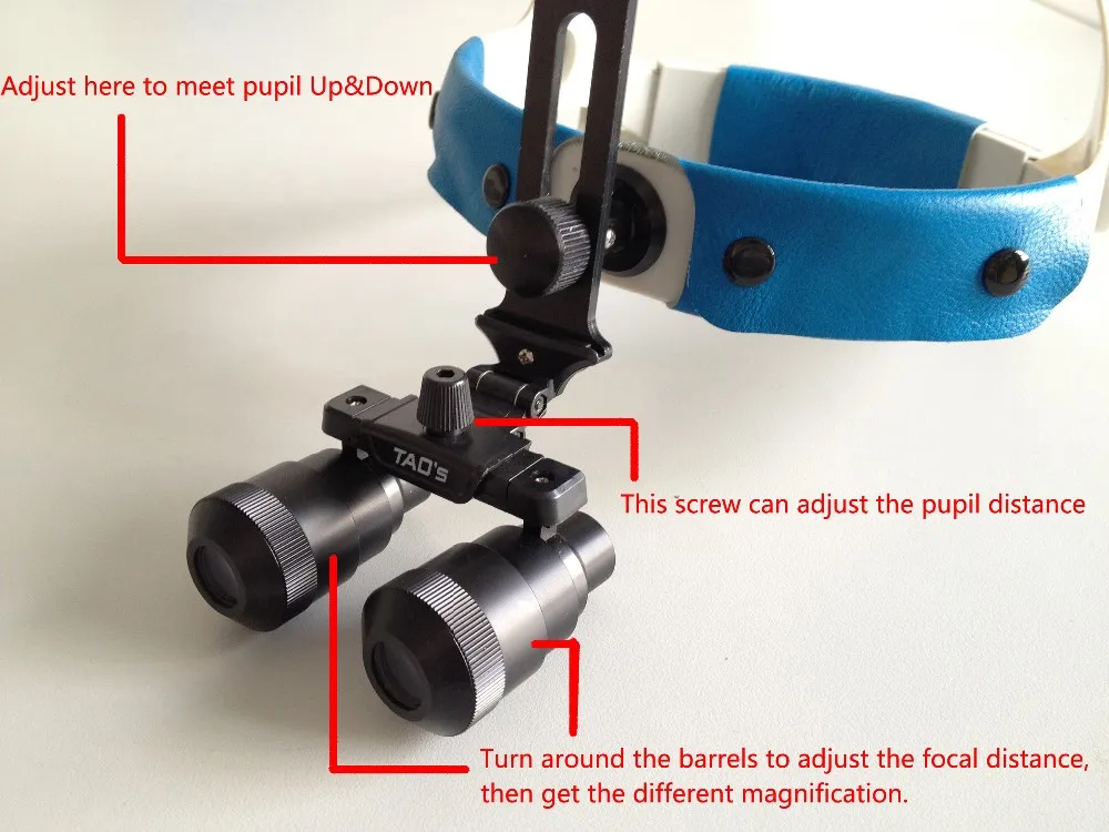 Headband Style Portable Dental Surgical Loupes Ajustable Magnification(6.07.0x) Buy Headband