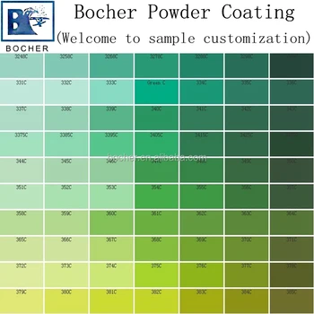 Green Spray Paint Color Chart