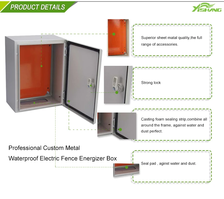 Professional Custom Metal Waterproof Electric Fence Energizer Box Buy