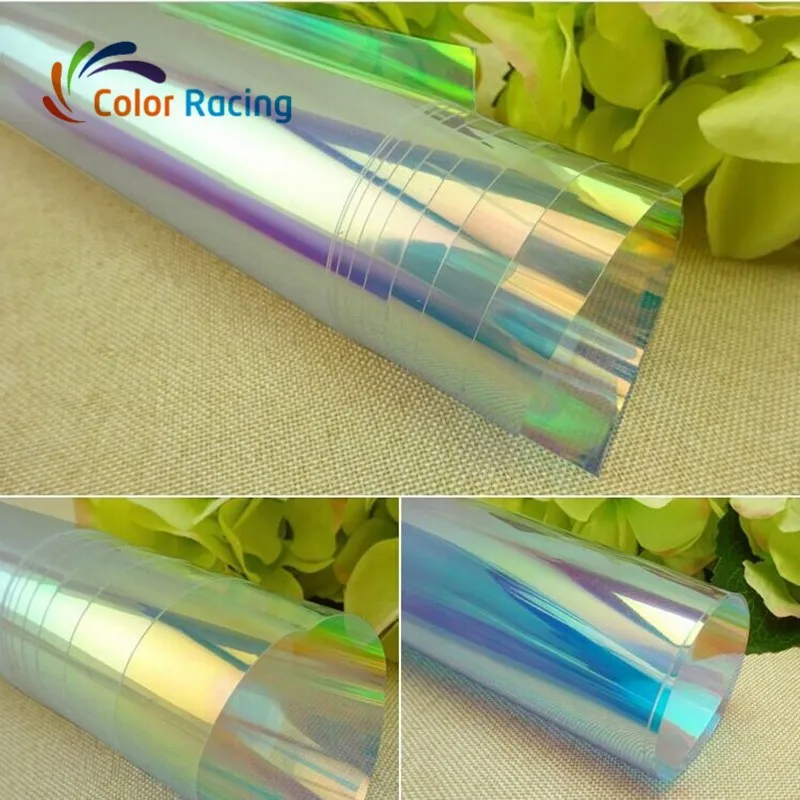 Self Adhesive Rainbow Prismatic Dichroic Colorful Window Film For ...