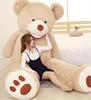 2017 new style hot-selling valentine birthday girls' present luxury 2.6m and 3.4m giant super large size plush brown teddy bear