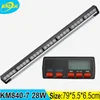 79CM 28 LED Super Bright 12 24 Volt Led Strobe Light Bar With Display Controller