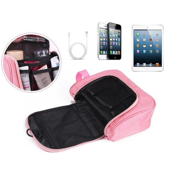 KID Wholesale cheap custom colored oxford fabric womens and men's toilet bag